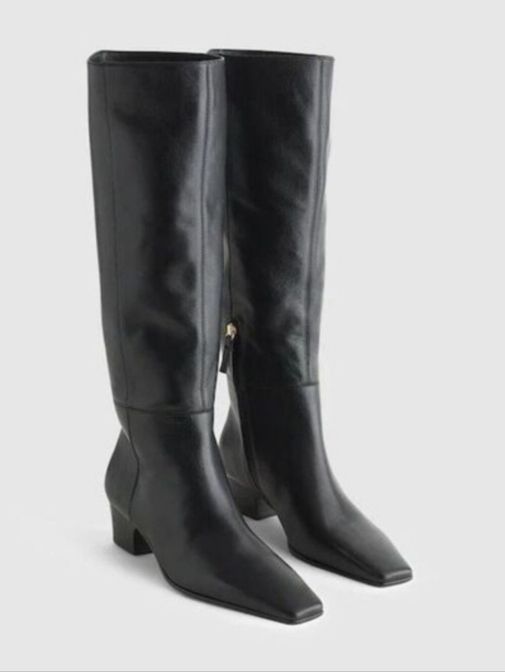 Madewell Lexie Tall Leather Boot - black - Picture 2 of 10